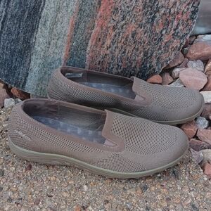 Skechers Relaxed Fit Memory Foam Slip On Knit Sneakers Comfort Walking Shoes